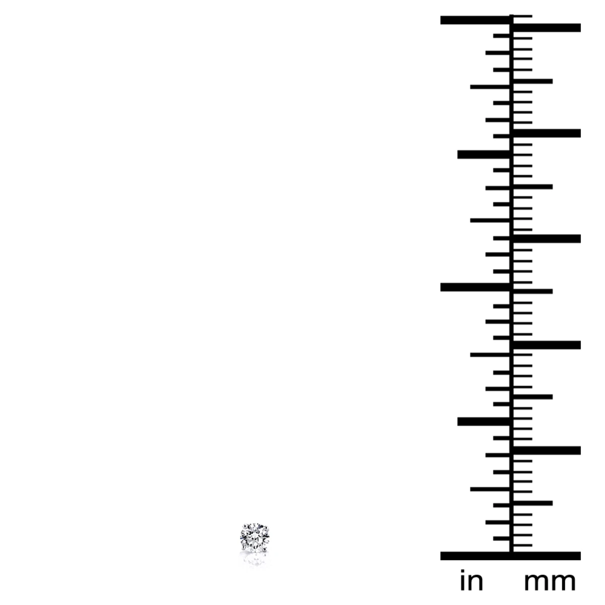 14K Yellow Gold Round Diamond Stud Earrings 0.25ct 7 14K Yellow Gold Round Diamond Stud Earrings 0.25ct - Image 5