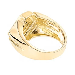 14K Yellow Gold Sapphire Men's Ring By Luxurman 0.27ct 11 14K Yellow Gold Sapphire Men's Ring By Luxurman 0.27ct -Its Hot Jewelry Shop 14k yellow rose or white gold sapphire mens ring by luxurman 027ct backye