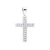 1.5ct Diamond Cross Pendant 10K White Gold For Men And Women -Its Hot Jewelry Shop 15ct diamond cross pendant in 10k gold for men and women 000955 mainwh
