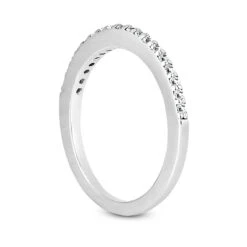 Ultra Thin 18K White Gold Diamond Engagement Band 0.18ct 11 Ultra Thin 18K White Gold Diamond Engagement Band 0.18ct -Its Hot Jewelry Shop 18k gold diamond engagement band 018ct p 30274 back white 20220426