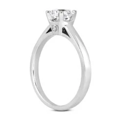 18K White Gold Diamond Engagement Ring 0.81ct -Its Hot Jewelry Shop 18k gold diamond engagement ring 081ct p 34436 back white 20220426