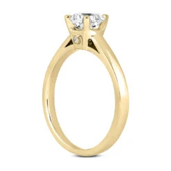 18K White Gold Diamond Engagement Ring 0.81ct -Its Hot Jewelry Shop 18k gold diamond engagement ring 081ct p 34436 back yellow 20220426