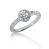 18K White Gold Diamond Engagement Ring 1.01ct -Its Hot Jewelry Shop 18k gold diamond engagement ring 101ct p 29845 white