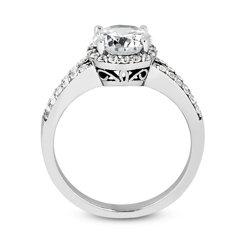 18K White Gold Diamond Engagement Ring 1.05ct 4.1mm 11 18K White Gold Diamond Engagement Ring 1.05ct 4.1mm - Image 9