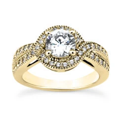 18K White Gold Diamond Engagement Ring 1.07ct 5.0mm -Its Hot Jewelry Shop 18k gold diamond engagement ring 107ct p 35020 yellow 20220426