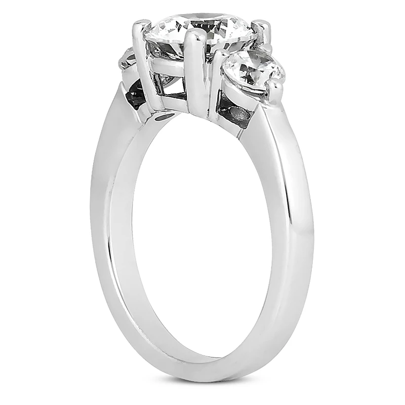 18K White Gold Diamond Engagement Ring 1.15ct 5 18K White Gold Diamond Engagement Ring 1.15ct - Image 3
