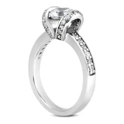 18K White Gold Diamond Engagement Ring 1.18ct 2.6mm 14 18K White Gold Diamond Engagement Ring 1.18ct 2.6mm -Its Hot Jewelry Shop 18k gold diamond engagement ring 118ct p 35000 back white 20220420 20220426