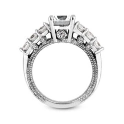 18K White Gold Diamond Engagement Ring 1.32ct 3.8mm 19 18K White Gold Diamond Engagement Ring 1.32ct 3.8mm -Its Hot Jewelry Shop 18k gold diamond engagement ring 132ct p 33974 additional white
