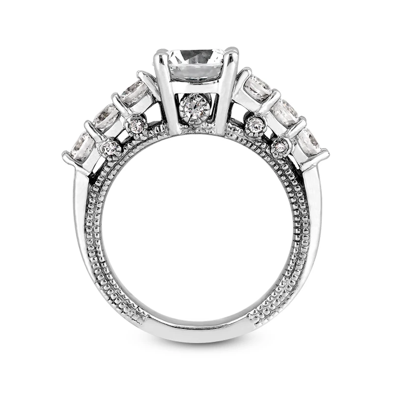 18K White Gold Diamond Engagement Ring 1.32ct 3.8mm 11 18K White Gold Diamond Engagement Ring 1.32ct 3.8mm - Image 9