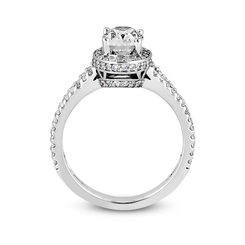 18K White Gold Diamond Engagement Ring 1.39ct 4.0mm 11 18K White Gold Diamond Engagement Ring 1.39ct 4.0mm - Image 9
