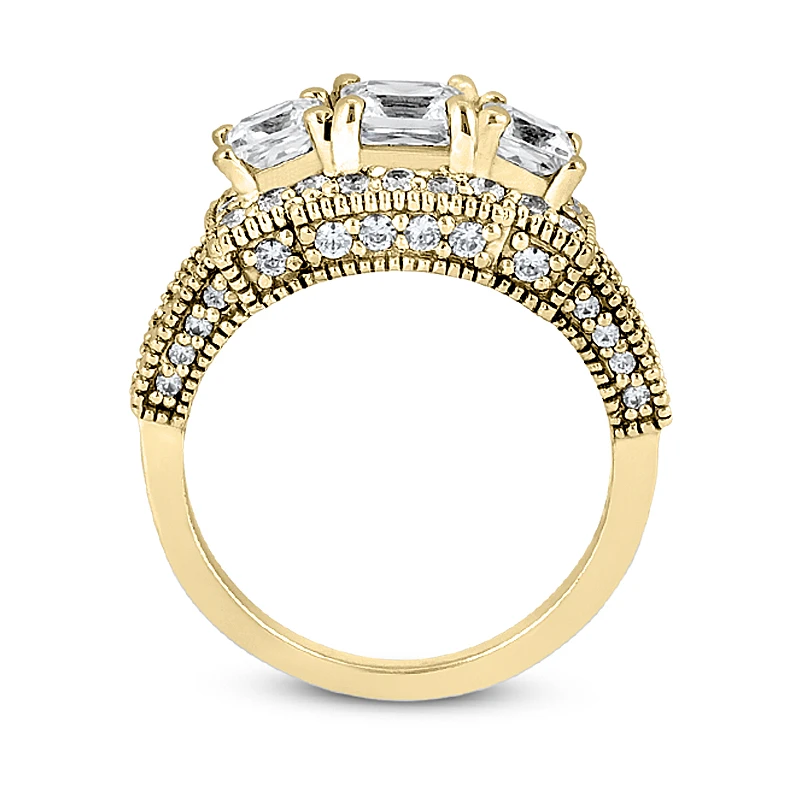 18K White Gold Diamond Engagement Ring 1.97ct 10 18K White Gold Diamond Engagement Ring 1.97ct - Image 8