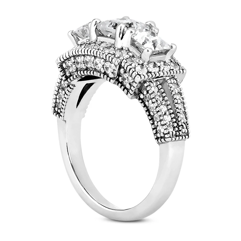 18K White Gold Diamond Engagement Ring 1.97ct 6 18K White Gold Diamond Engagement Ring 1.97ct - Image 4