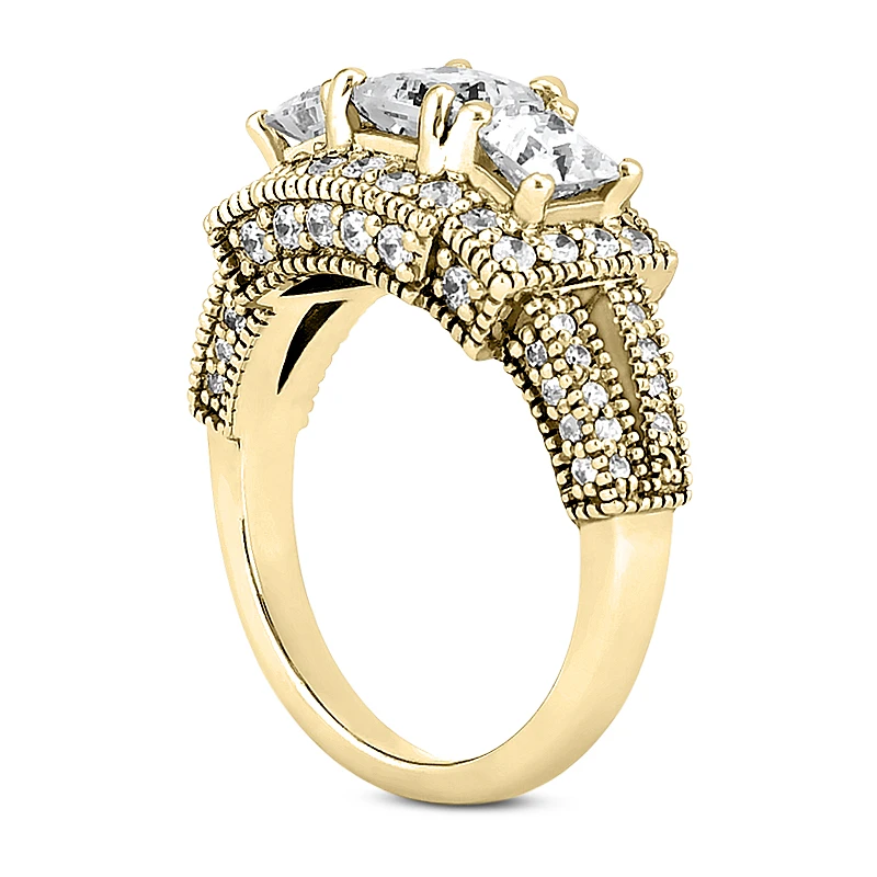 18K White Gold Diamond Engagement Ring 1.97ct 7 18K White Gold Diamond Engagement Ring 1.97ct - Image 5