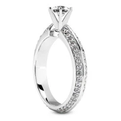 18K White Gold Diamond Engagement Ring Set 1.54ct -Its Hot Jewelry Shop 18k gold diamond engagement ring set 154ct p 34904 additional white