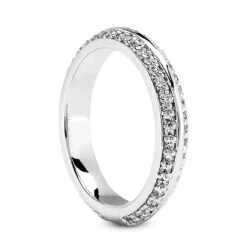 18K White Gold Diamond Engagement Ring Set 1.54ct -Its Hot Jewelry Shop 18k gold diamond engagement ring set 154ct p 34904 additional white 3