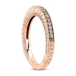 Ultra Thin 18K White Gold Diamond Engagement Wedding Ring 0.21ct -Its Hot Jewelry Shop 18k gold diamond engagement wedding ring 021ct p 33934 back rose 20220420 20220426