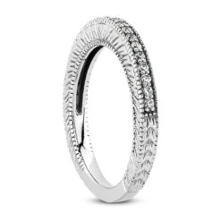 Ultra Thin 18K White Gold Diamond Engagement Wedding Ring 0.21ct -Its Hot Jewelry Shop 18k gold diamond engagement wedding ring 021ct p 33934 back white 20220426
