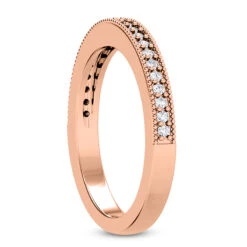 Thin 18K White Gold Diamond Engagement Wedding Ring 0.23ct 13 Thin 18K White Gold Diamond Engagement Wedding Ring 0.23ct -Its Hot Jewelry Shop 18k gold diamond engagement wedding ring 023ct p 34774 back rose 20220420 20220426