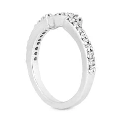 Thin Contour 18K White Gold Diamond Wedding Ring 0.24ct 2.2mm -Its Hot Jewelry Shop 18k gold diamond engagement wedding ring 024ct p 33880 back white 20220420 20220426