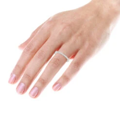 18K White Gold Diamond Eternity Band 0.37ct 10 18K White Gold Diamond Eternity Band 0.37ct -Its Hot Jewelry Shop 18k gold diamond eternity band 037ct p 30454 bodwh