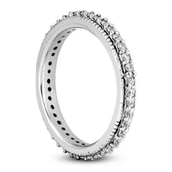 Thin 18K White Gold Diamond Eternity Band 0.38ct -Its Hot Jewelry Shop 18k gold diamond eternity band 038ct p 30496 back white 20220426