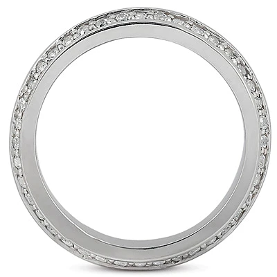 18K White Gold Diamond Eternity Band 0.80ct 4.3mm 11 18K White Gold Diamond Eternity Band 0.80ct 4.3mm - Image 9