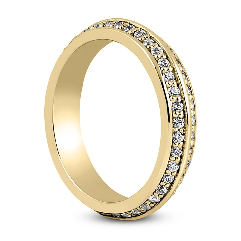 18K White Gold Diamond Eternity Band 0.80ct 4.3mm 7 18K White Gold Diamond Eternity Band 0.80ct 4.3mm - Image 5