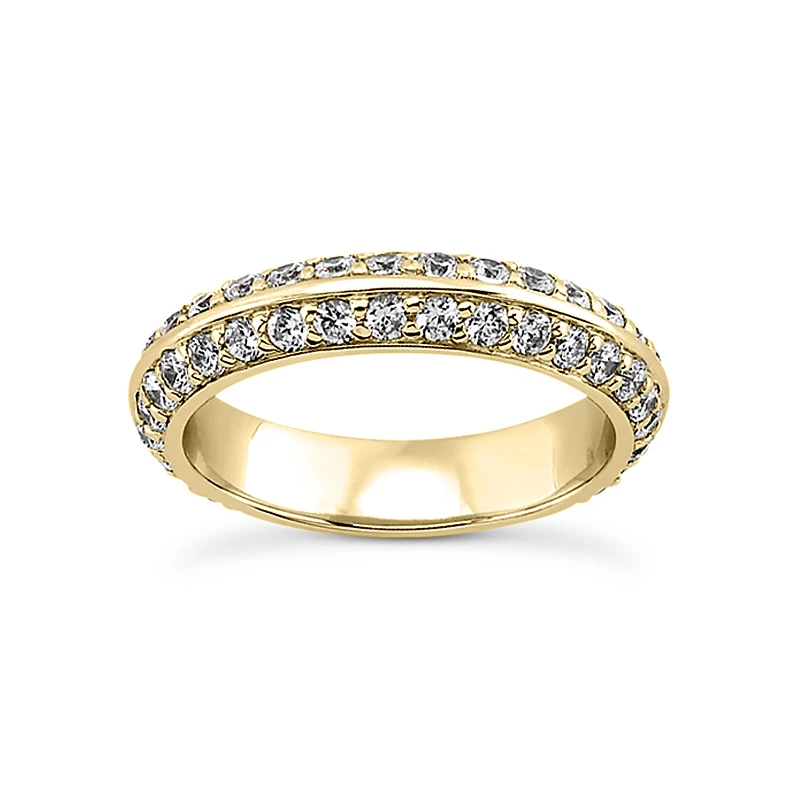 18K White Gold Diamond Eternity Band 0.80ct 4.3mm 4 18K White Gold Diamond Eternity Band 0.80ct 4.3mm - Image 2