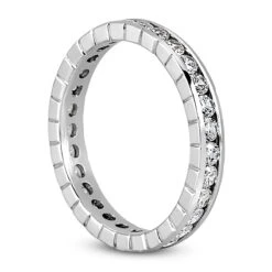 Thin 18K White Gold Diamond Eternity Band 0.84ct -Its Hot Jewelry Shop 18k gold diamond eternity band 084ct p 30452 back white 20220426