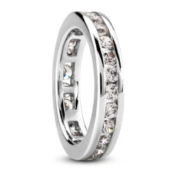 18K White Gold Diamond Eternity Band 1.20ct 4.2mm 14 18K White Gold Diamond Eternity Band 1.20ct 4.2mm -Its Hot Jewelry Shop 18k gold diamond eternity band 120ct p 30494 back white 20220426