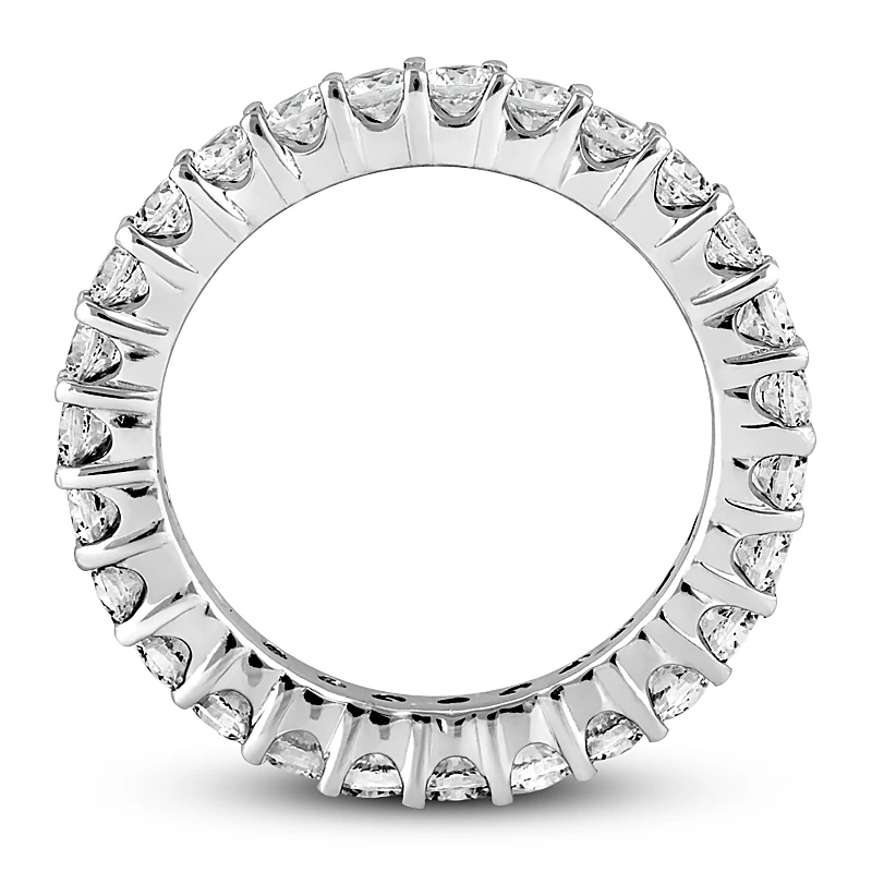 Thin 18K White Gold Diamond Eternity Band 1.35ct 9 Thin 18K White Gold Diamond Eternity Band 1.35ct - Image 7