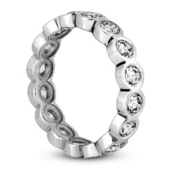 18K White Gold Diamond Eternity Band 1.60ct -Its Hot Jewelry Shop 18k gold diamond eternity band 160ct p 30458 back white 20220426