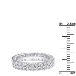 18K White Gold Diamond Eternity Band 1.74ct 17 18K White Gold Diamond Eternity Band 1.74ct -Its Hot Jewelry Shop 18k gold diamond eternity band 174ct p 30484 rulerwh