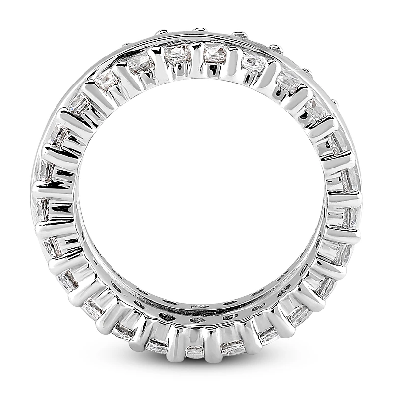 18K White Gold Diamond Eternity Band 1.86ct 11 18K White Gold Diamond Eternity Band 1.86ct - Image 9