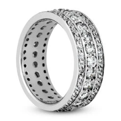 18K White Gold Diamond Eternity Band 2.01ct 14 18K White Gold Diamond Eternity Band 2.01ct -Its Hot Jewelry Shop 18k gold diamond eternity band 201ct p 30601 back white 20220420 20220426