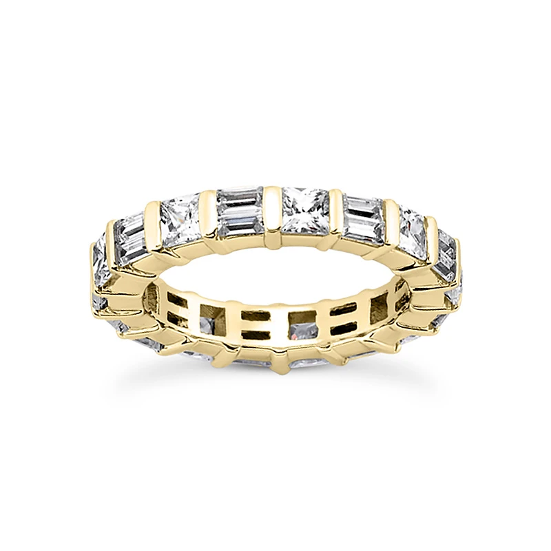18K White Gold Diamond Eternity Band 2.43ct 4 18K White Gold Diamond Eternity Band 2.43ct - Image 2