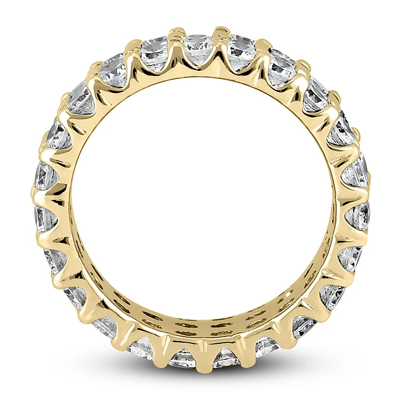 18K White Gold Diamond Eternity Band 4.83ct 10 18K White Gold Diamond Eternity Band 4.83ct - Image 8