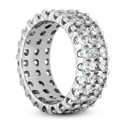 18K White Gold Diamond Eternity Band 4.83ct 14 18K White Gold Diamond Eternity Band 4.83ct -Its Hot Jewelry Shop 18k gold diamond eternity band 483ct p 30468 back white 20220426
