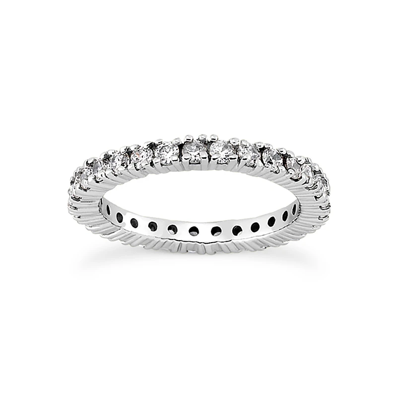 18K White Gold Diamond Eternity Band 5.60ct 5.3mm 3 18K White Gold Diamond Eternity Band 5.60ct 5.3mm