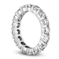 18K White Gold Diamond Eternity Band 5.85ct 14 18K White Gold Diamond Eternity Band 5.85ct -Its Hot Jewelry Shop 18k gold diamond eternity band 585ct p 30320 back white 20220426