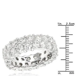 18K Yellow Gold Diamond Eternity Band 6ct 12 18K Yellow Gold Diamond Eternity Band 6ct -Its Hot Jewelry Shop 18k gold diamond eternity band 6ct p 30354 rulerwh