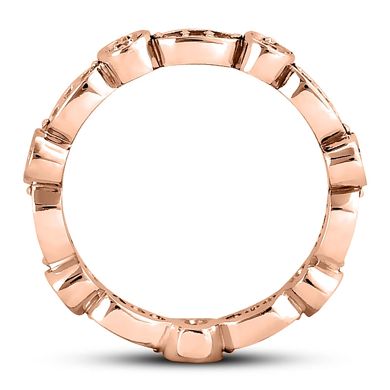 18K White Gold Diamond Eternity Ring 0.42ct 9 18K White Gold Diamond Eternity Ring 0.42ct - Image 7