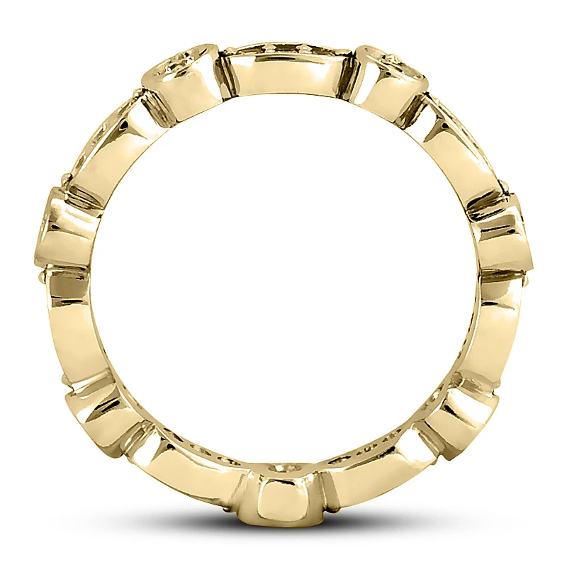 18K White Gold Diamond Eternity Ring 0.42ct 10 18K White Gold Diamond Eternity Ring 0.42ct - Image 8