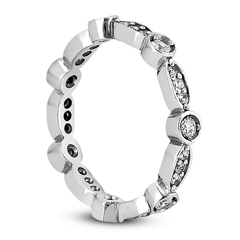 18K White Gold Diamond Eternity Ring 0.42ct 6 18K White Gold Diamond Eternity Ring 0.42ct - Image 4