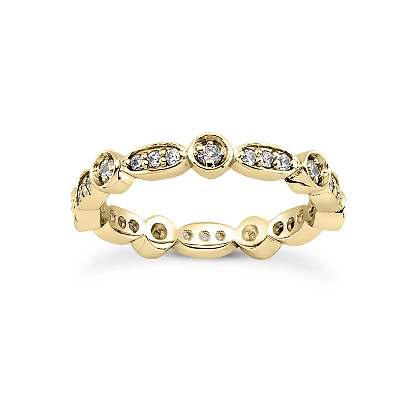 18K White Gold Diamond Eternity Ring 0.42ct 4 18K White Gold Diamond Eternity Ring 0.42ct - Image 2