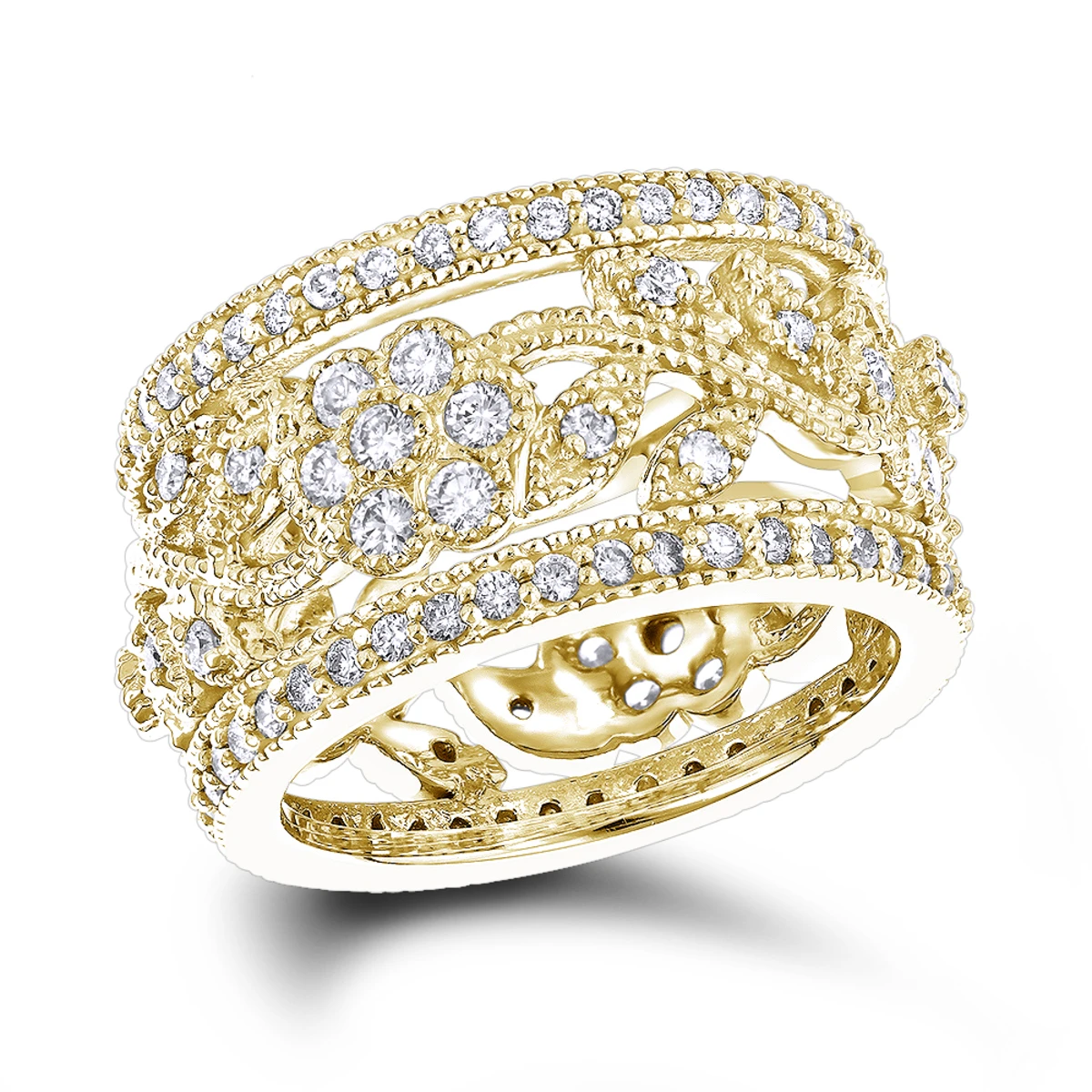 18K White Gold Diamond Eternity Ring 1.52ct 4 18K White Gold Diamond Eternity Ring 1.52ct - Image 2