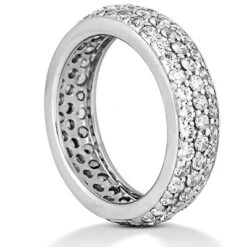 18K White Gold Diamond Eternity Ring 1.57ct 6 18K White Gold Diamond Eternity Ring 1.57ct -Its Hot Jewelry Shop 18k gold diamond eternity ring 157ct p 30567 back white 20220426