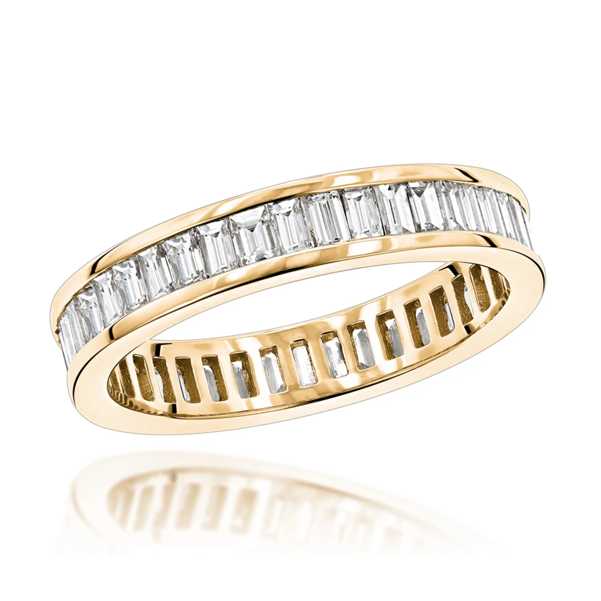 18K White Gold Diamond Eternity Ring 2.72ct 4 18K White Gold Diamond Eternity Ring 2.72ct - Image 2