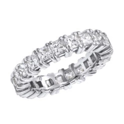 18K Yellow Gold Princess Cut Diamond Eternity Band 3.74ct Ladies Anniversary Ring 9 18K Yellow Gold Princess Cut Diamond Eternity Band 3.74ct Ladies Anniversary Ring -Its Hot Jewelry Shop 18k gold diamond eternity ring 374ct p 30421 wh