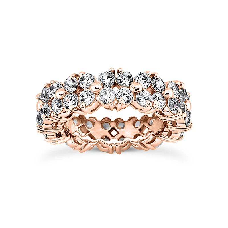 18K White Gold Diamond Eternity Ring 4.80ct 5 18K White Gold Diamond Eternity Ring 4.80ct - Image 3